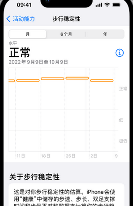 桃源iPhone手机维修如何在iPhone开启'步行稳定性通知'