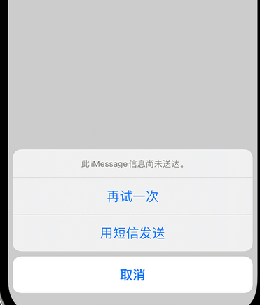 桃源apple维修iPhone上无法正常发送iMessage信息