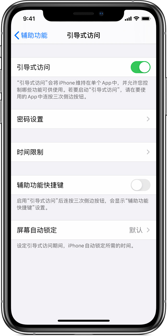 桃源苹果手机维修分享如何在 iPhone 上退出引导式访问 