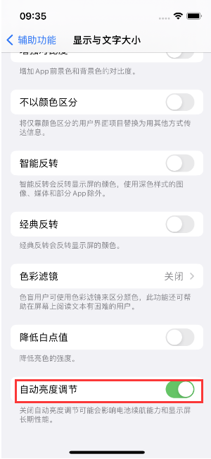 桃源苹果15维修店分享iPhone 15 Pro系列屏幕亮度 