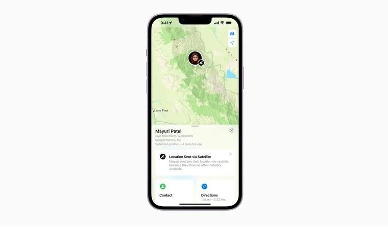 桃源苹果14维修分享iPhone14系列中 FindMy功能通过卫星分享位置方法教程 